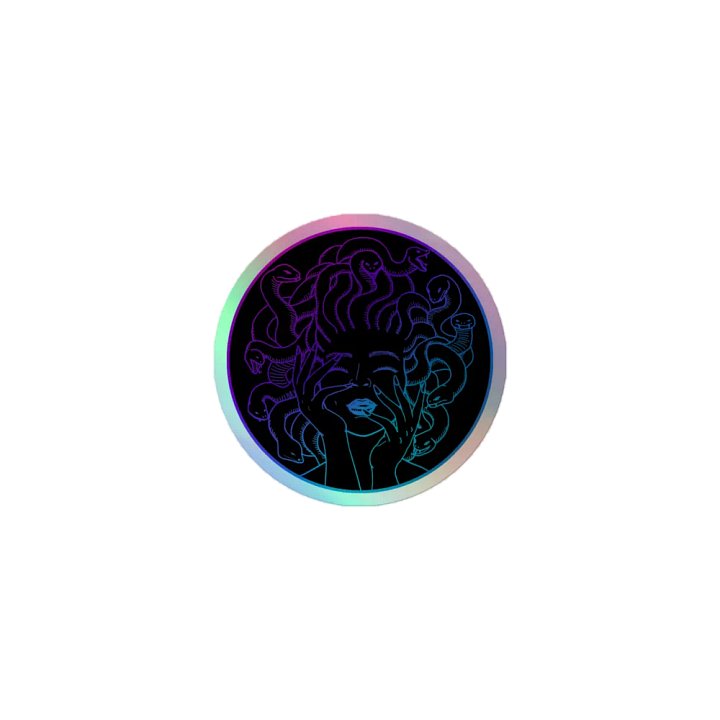 Drakainess Logo Holographic Sticker product image (1)