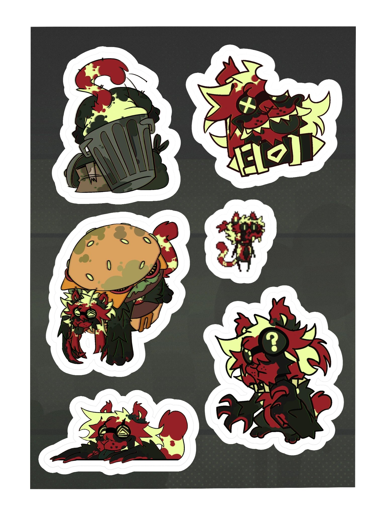 Ramcoon Sticker pack product image (3)