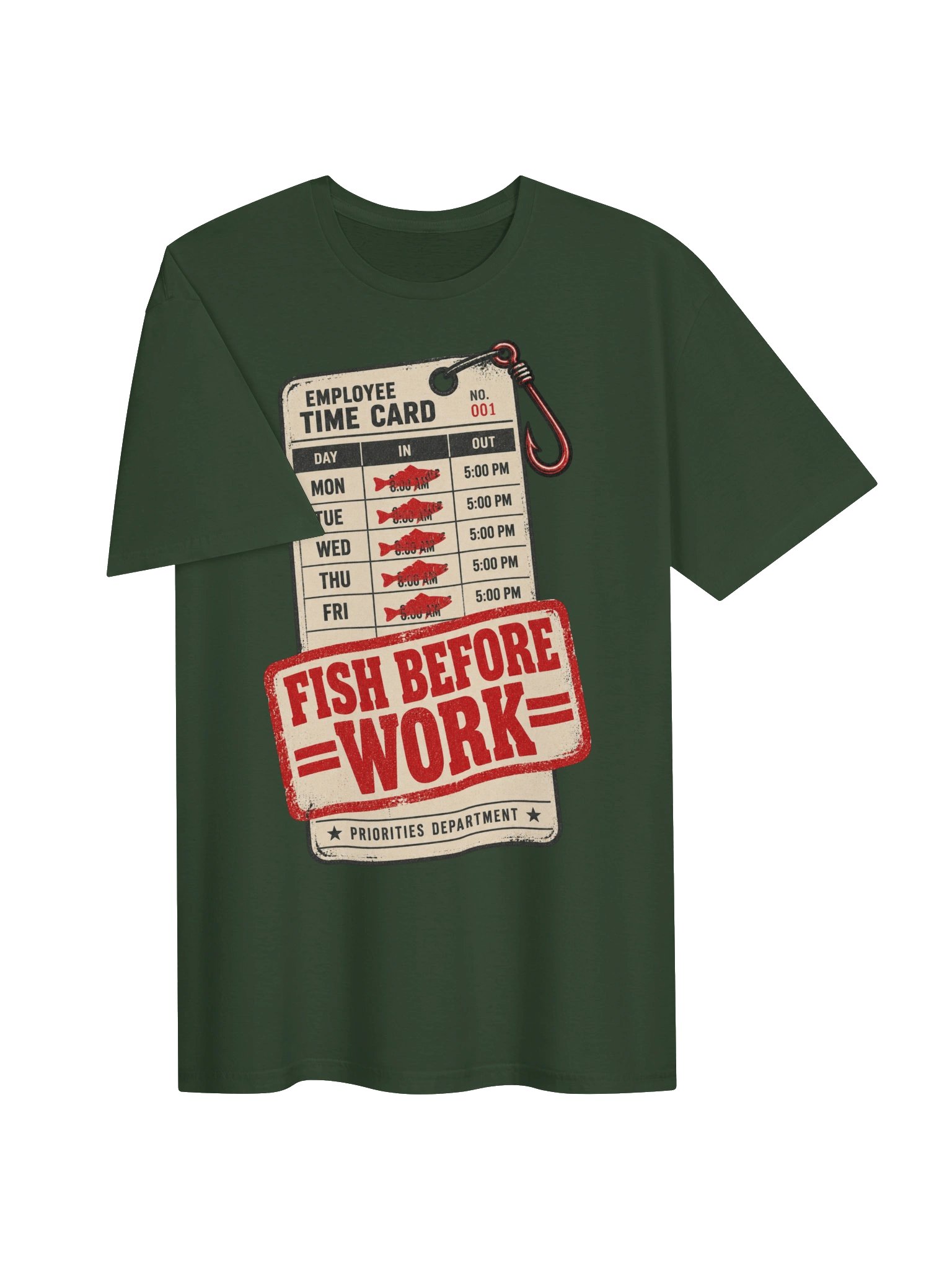 Fish Before Work T-shirt product image (13)