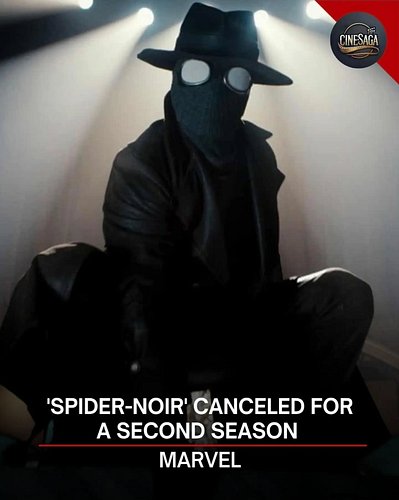 Spider-noir wil not get a second season on Prime Video. 

Although it's high score on Rotten Tomatoes and landing 11 Emmy Awa...