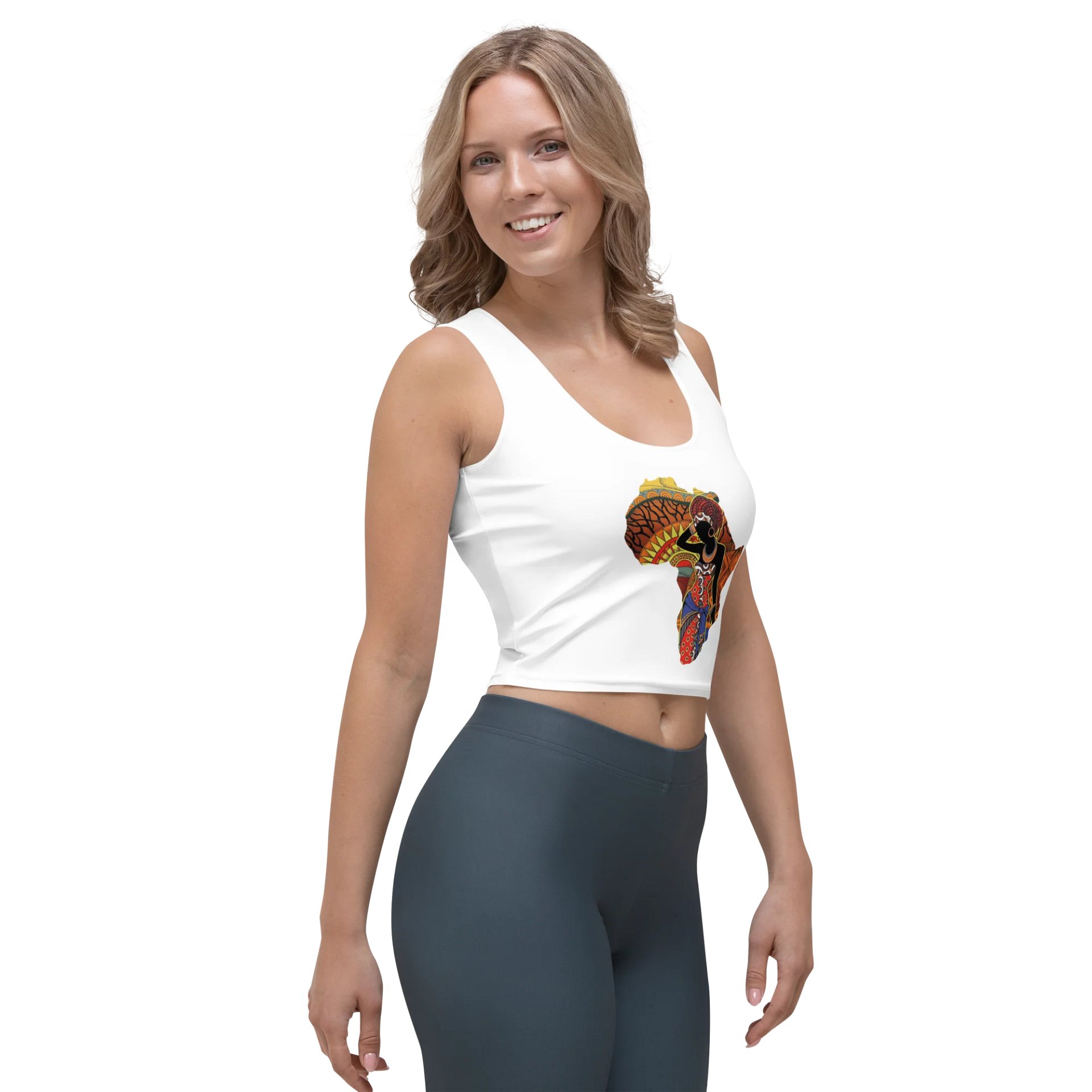 Vibrant Headdress Crop Top product image (4)