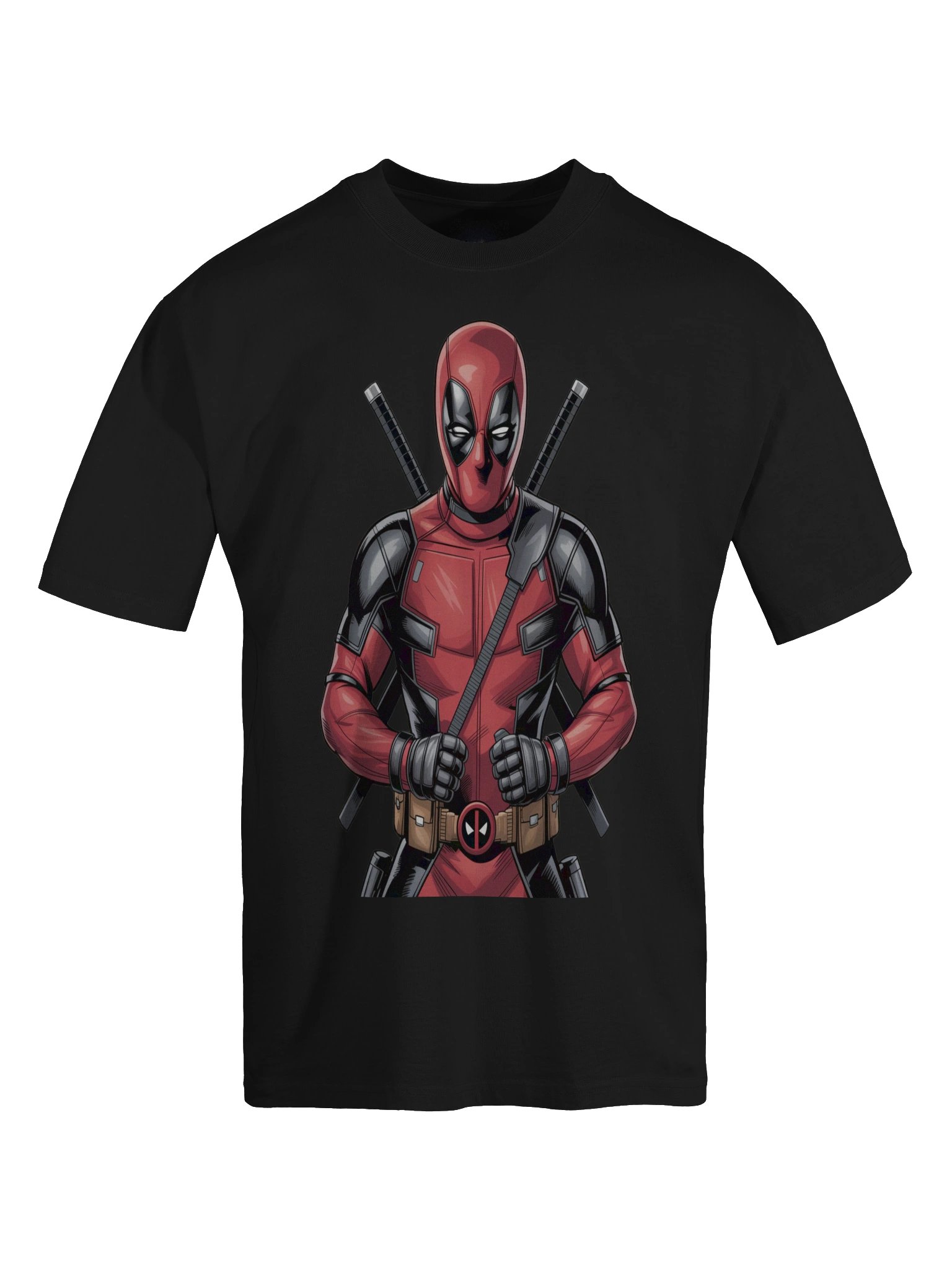 Deadpool Veiled Vendetta Oversized Faded T-Shirt product image (1)