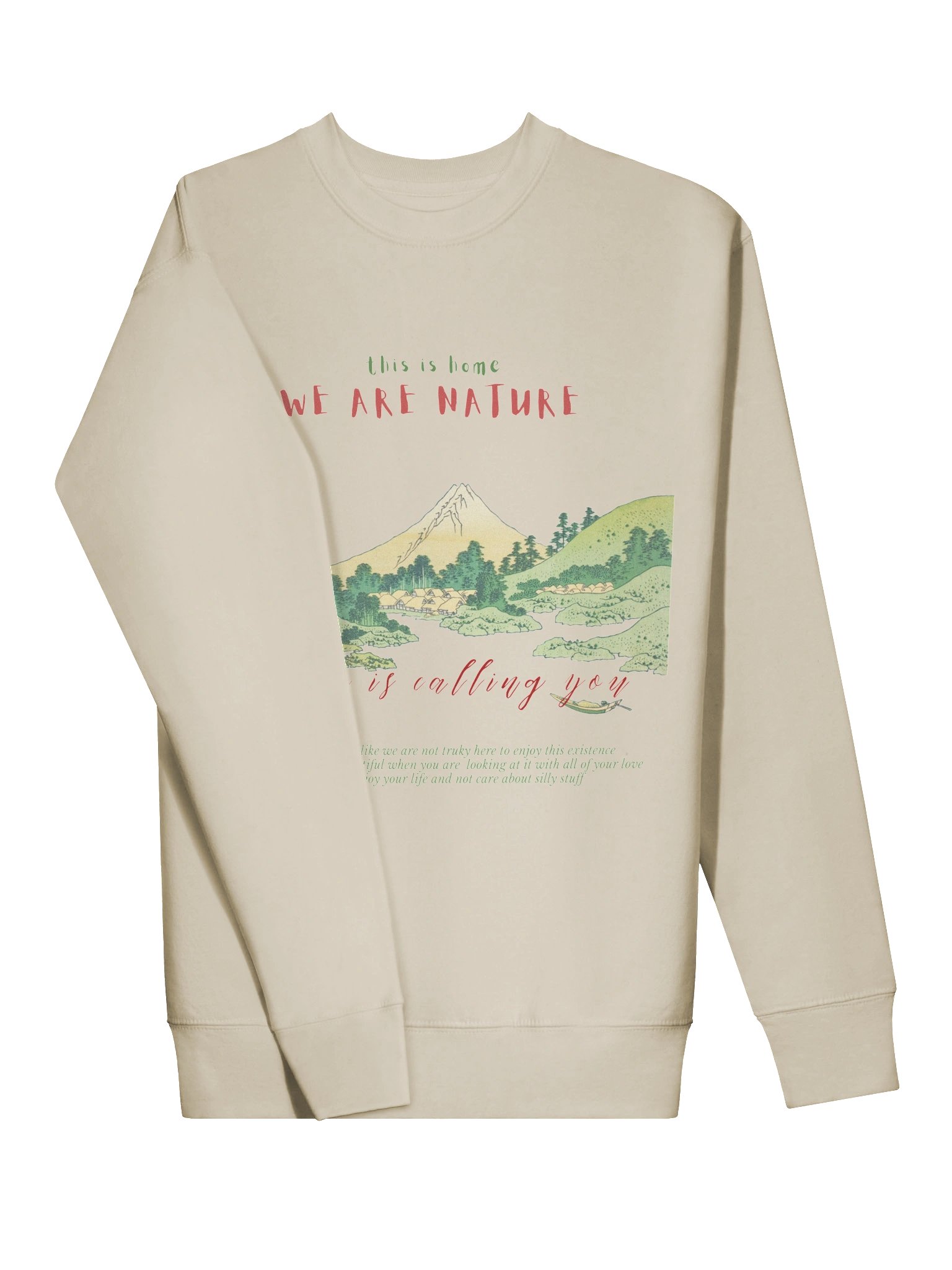 we are nature premium sweatshirt product image (3)