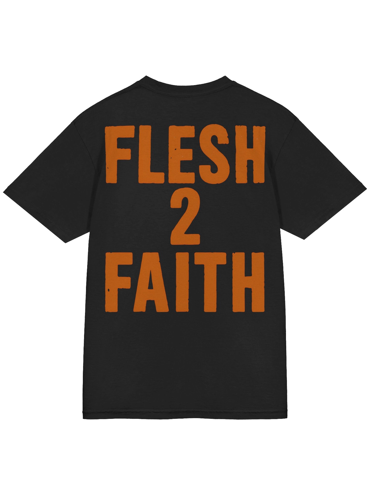 From Flesh 2 Faith — Logo Tee (Orange) product image (4)