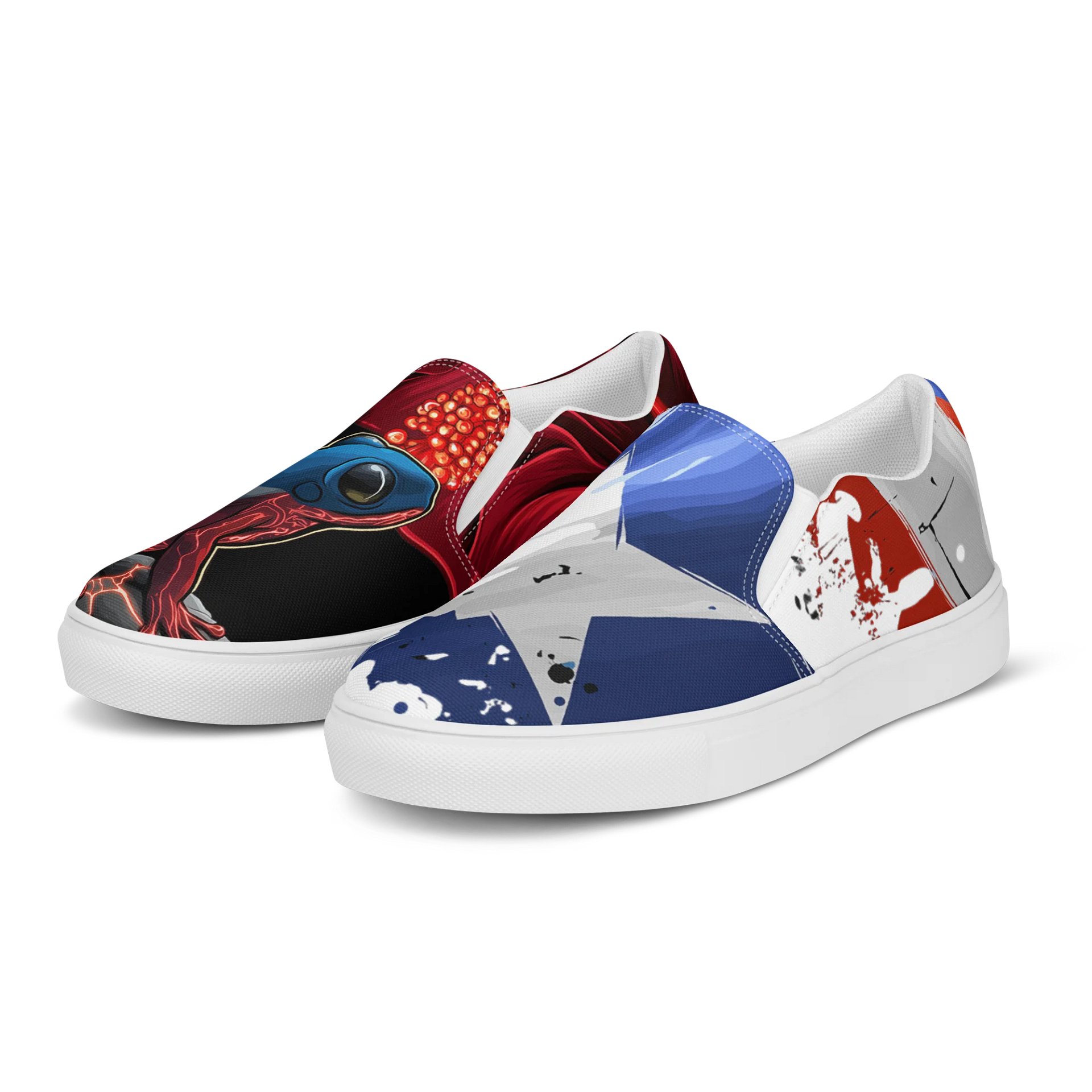 Rising Sons™ Puerto Rican Heritage - Men's Slip-On Canvas Shoes product image (3)