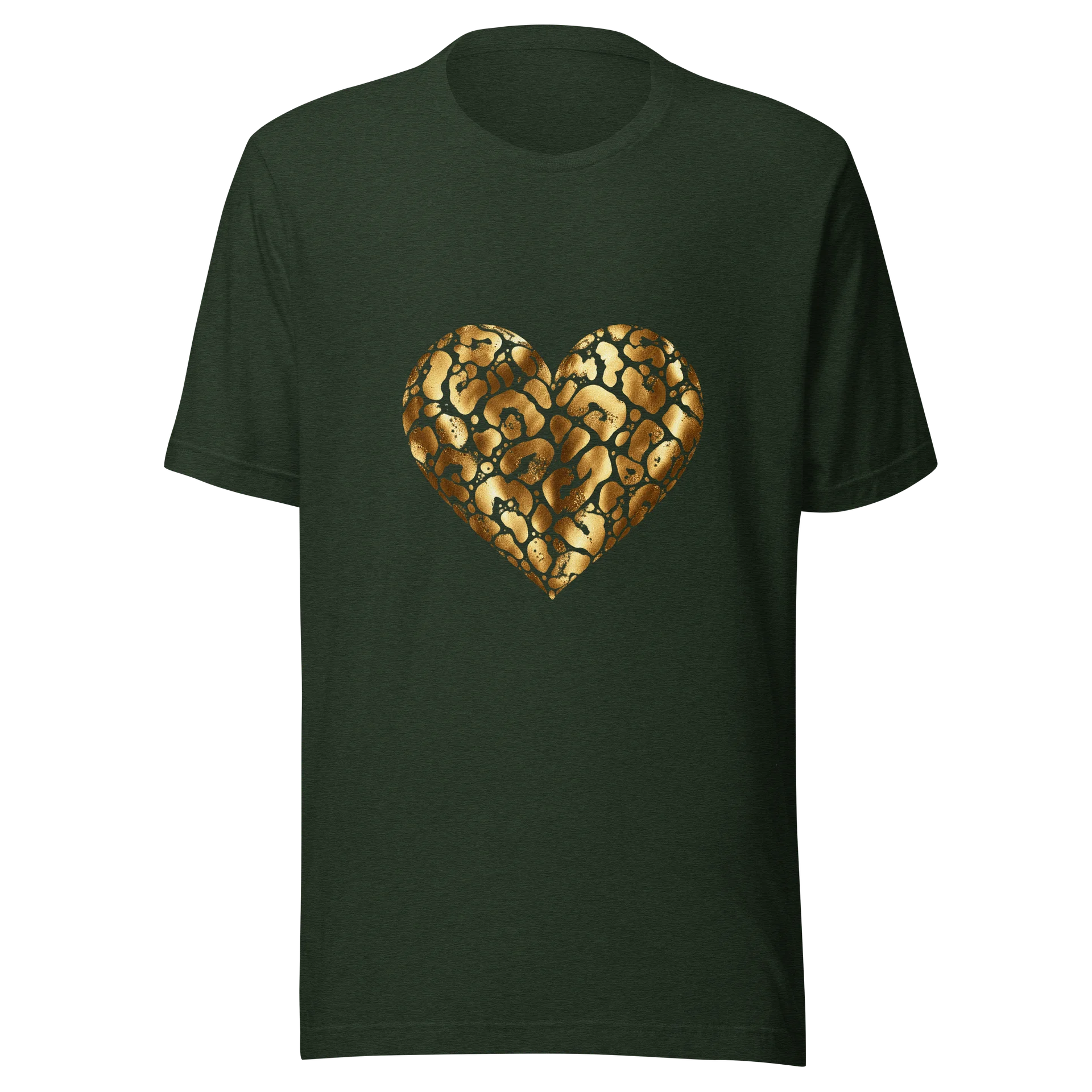 Gold Glitter Heart Tee product image (20)