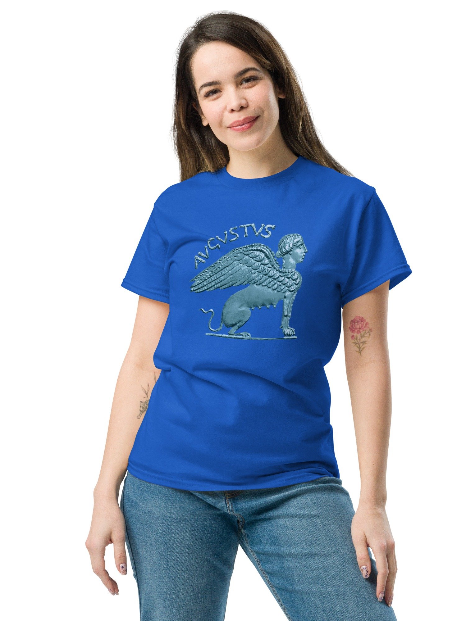 Augustus Octavian Sphinx Ancient Rome 27 BC, White T-Shirt product image (5)