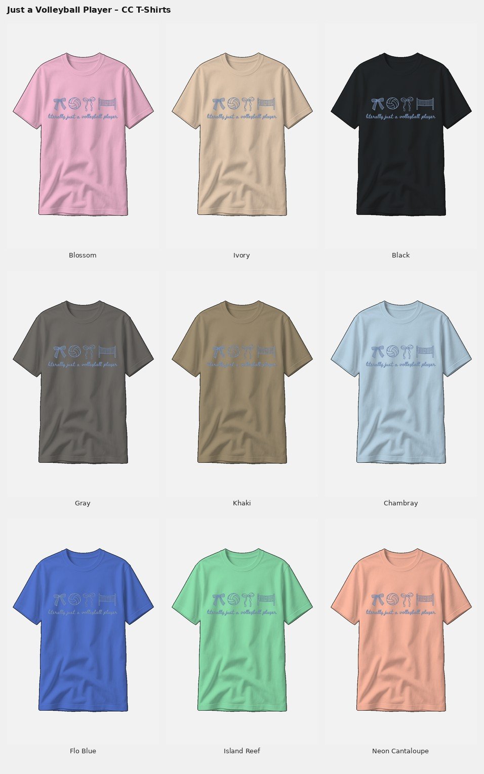 Just a volleyball player Comfort Colors Tee product image (2)
