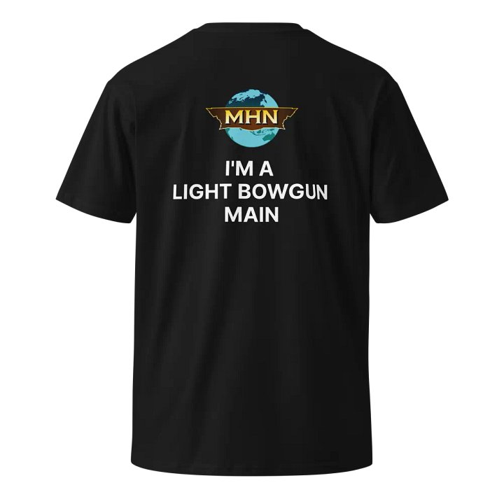I'm A Light Bowgun Main MHN Emblem Unisex T-Shirt Black/Grey/Navy product image (4)