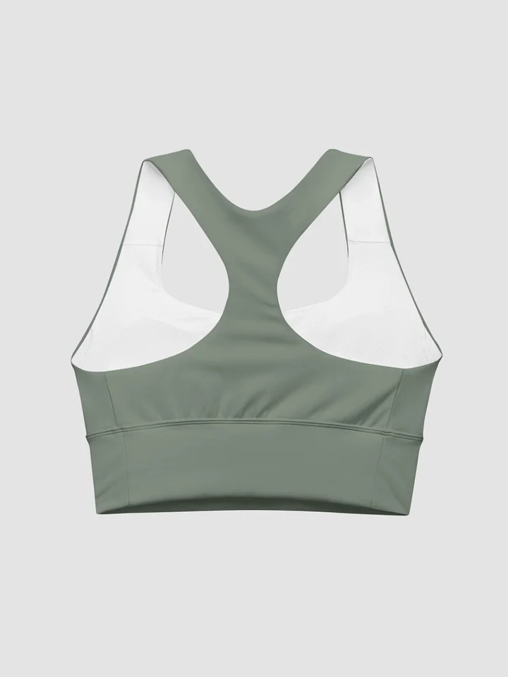 Longline Sports Bra - Sage Green product image (2)