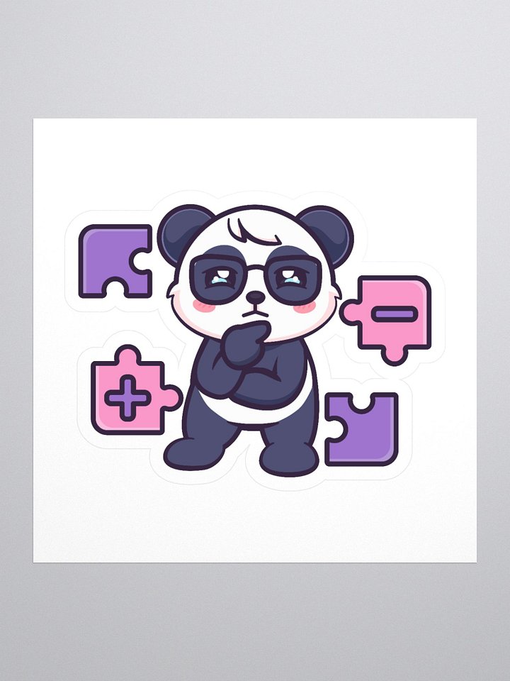 Puzzle Panda Sticker product image (1)