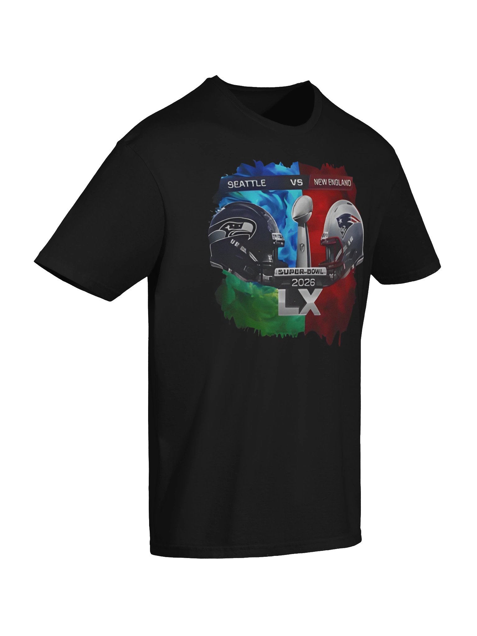 2026 Super Bowl Seahawks vs Patriots Shirt product image (7)