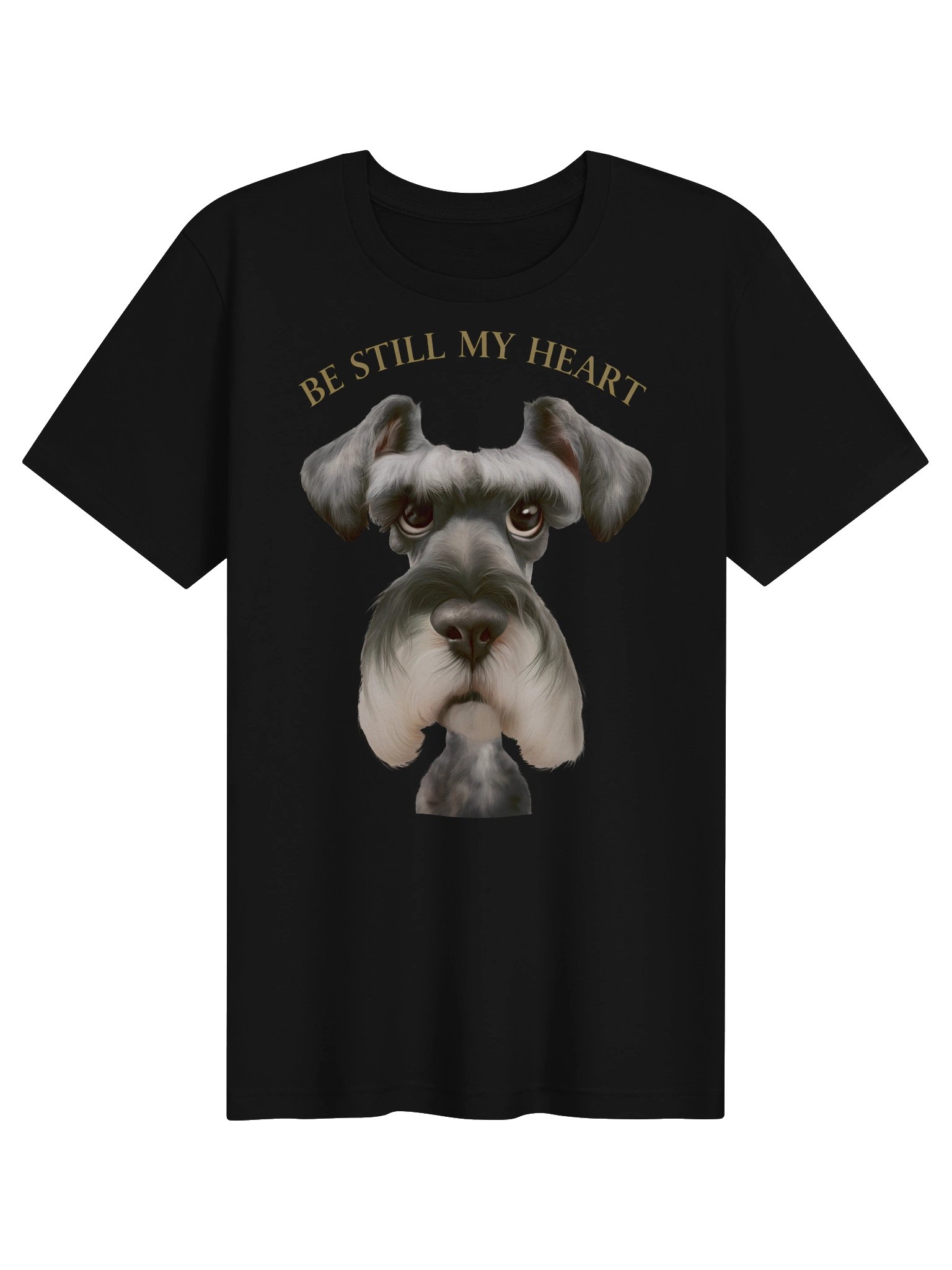 Be Still My Heart - Expressive Schnauzer Graphic Tee product image (5)