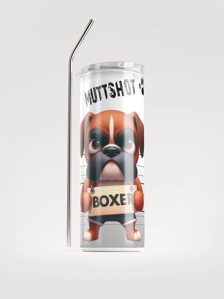 A Boxer Dog Muttshot Tumbler product image (1)