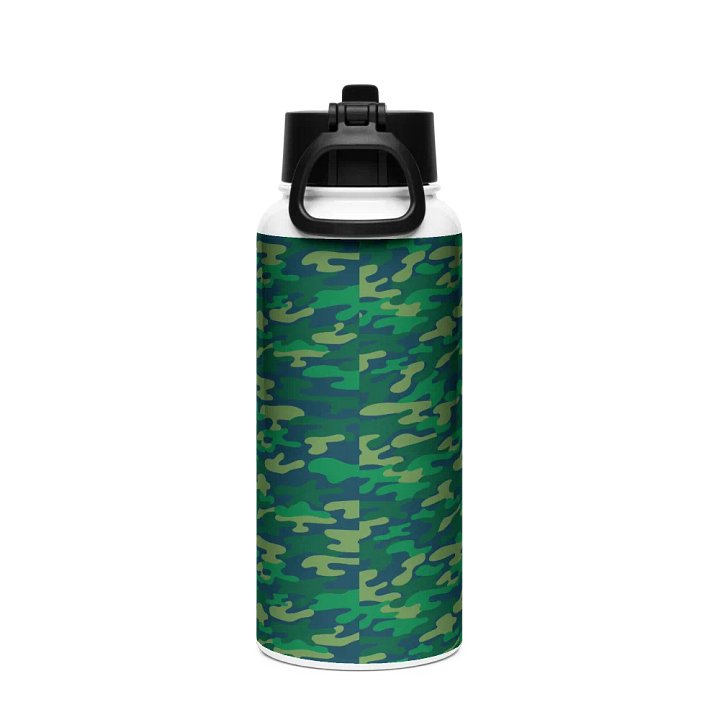 Rafale Fighter Jets Camo Stainless Steel Bottle product image (2)