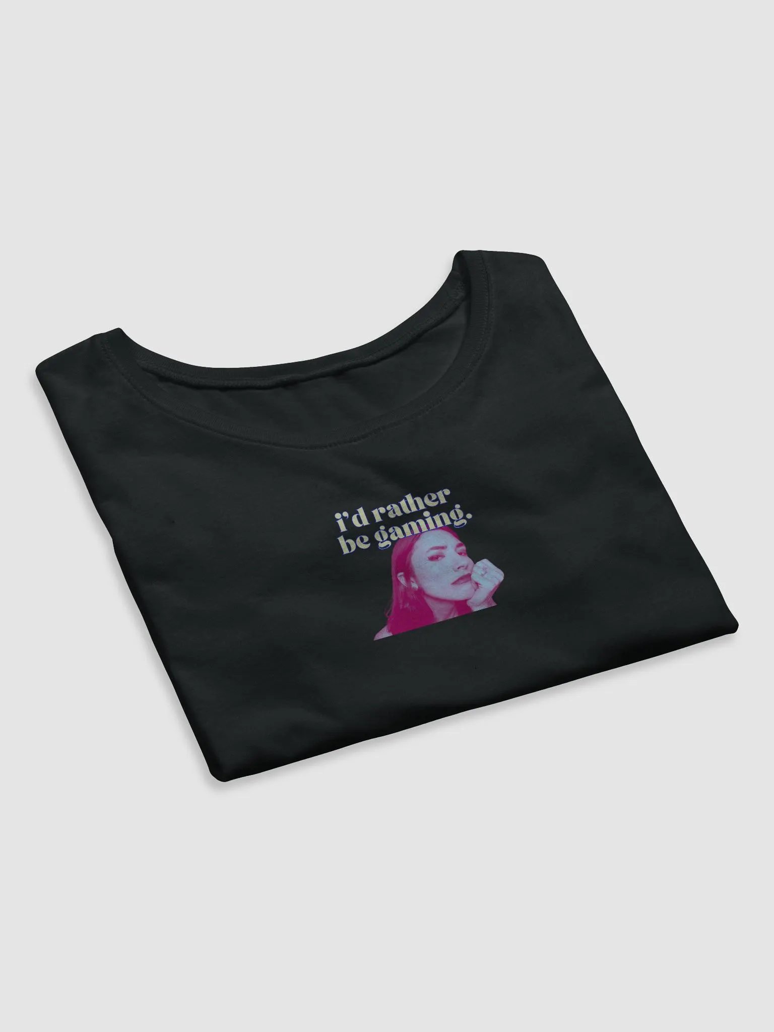 POP art Rather Be Gaming CROP Tee product image (5)