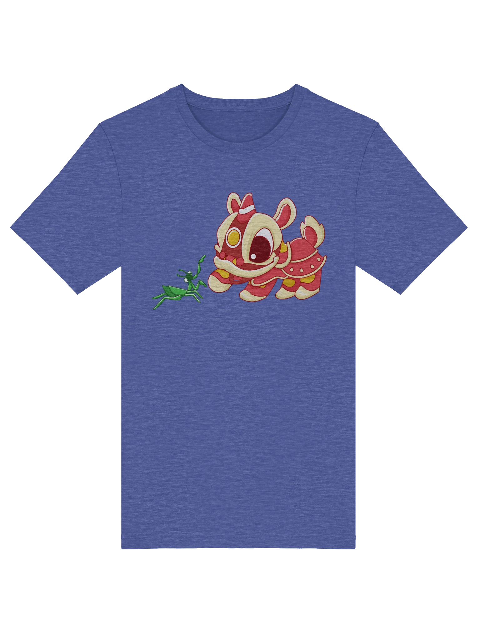 Mantis Meets Lion Heather Tee - Cotton Blend product image (17)