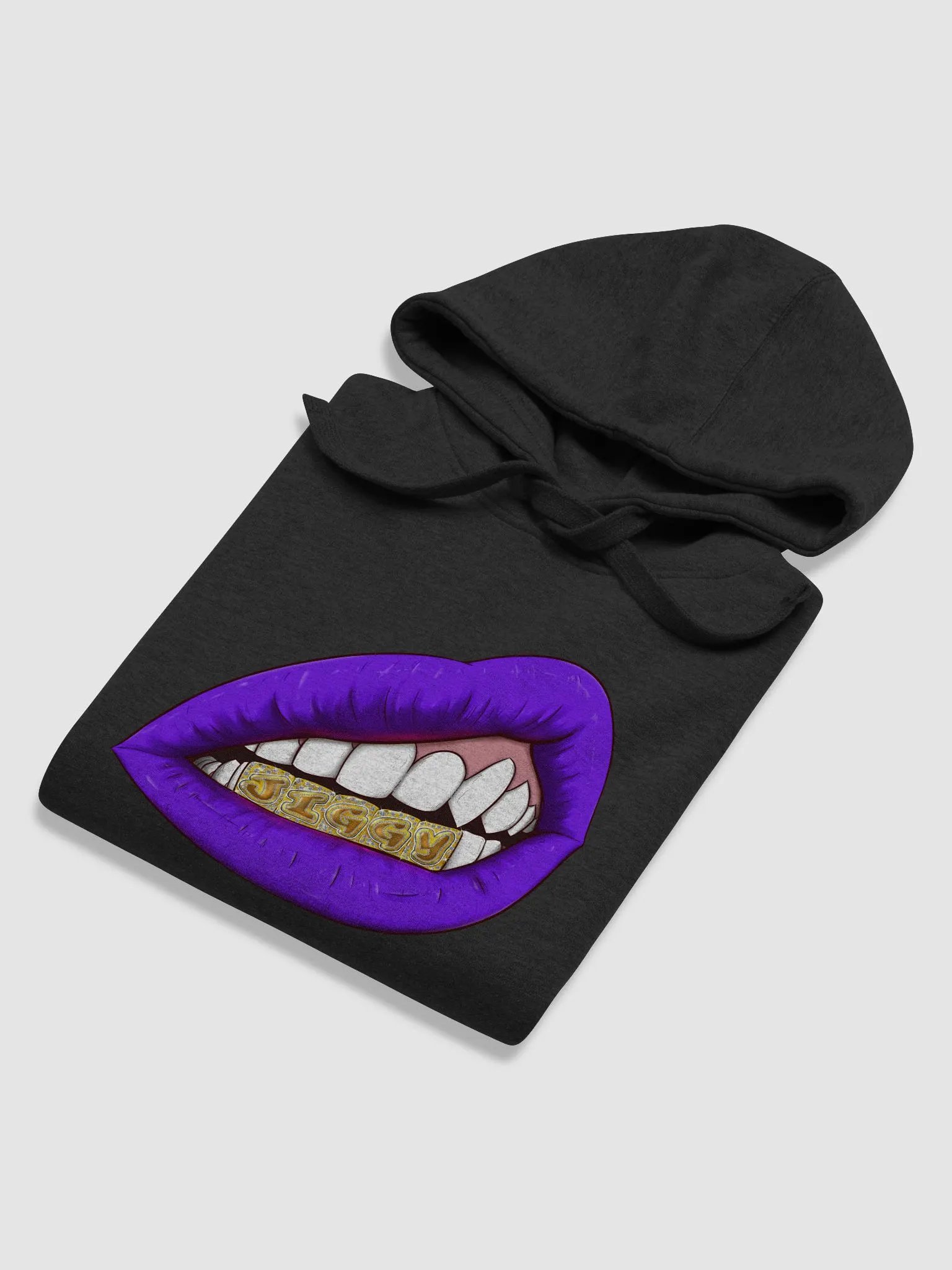 Purple Lips Jiggy Grill Hoodie product image (6)