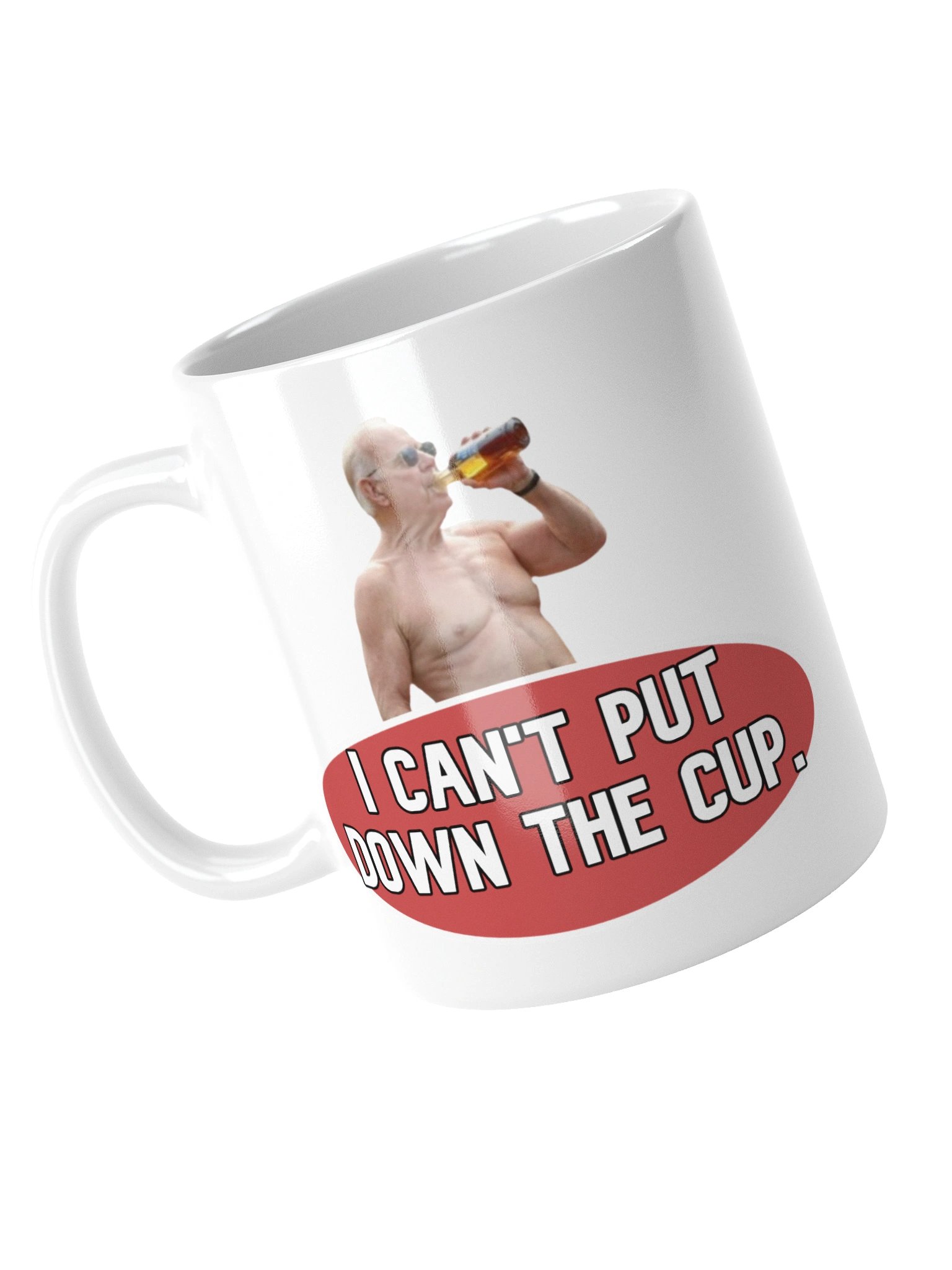 Can't Put Down The Cup Mug (White) product image (4)