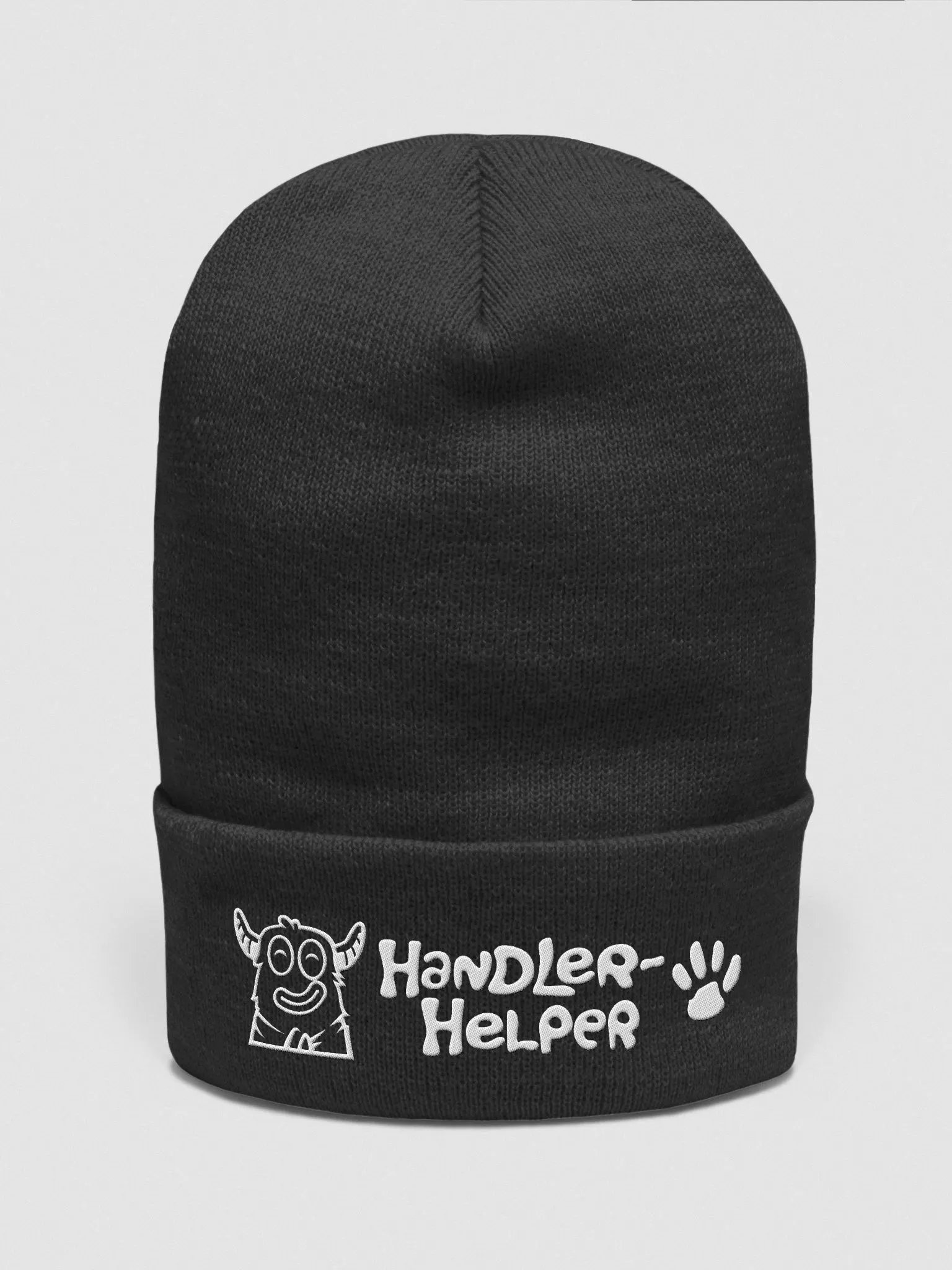 Handler-Helper (White Stitch) Beanie product image (2)