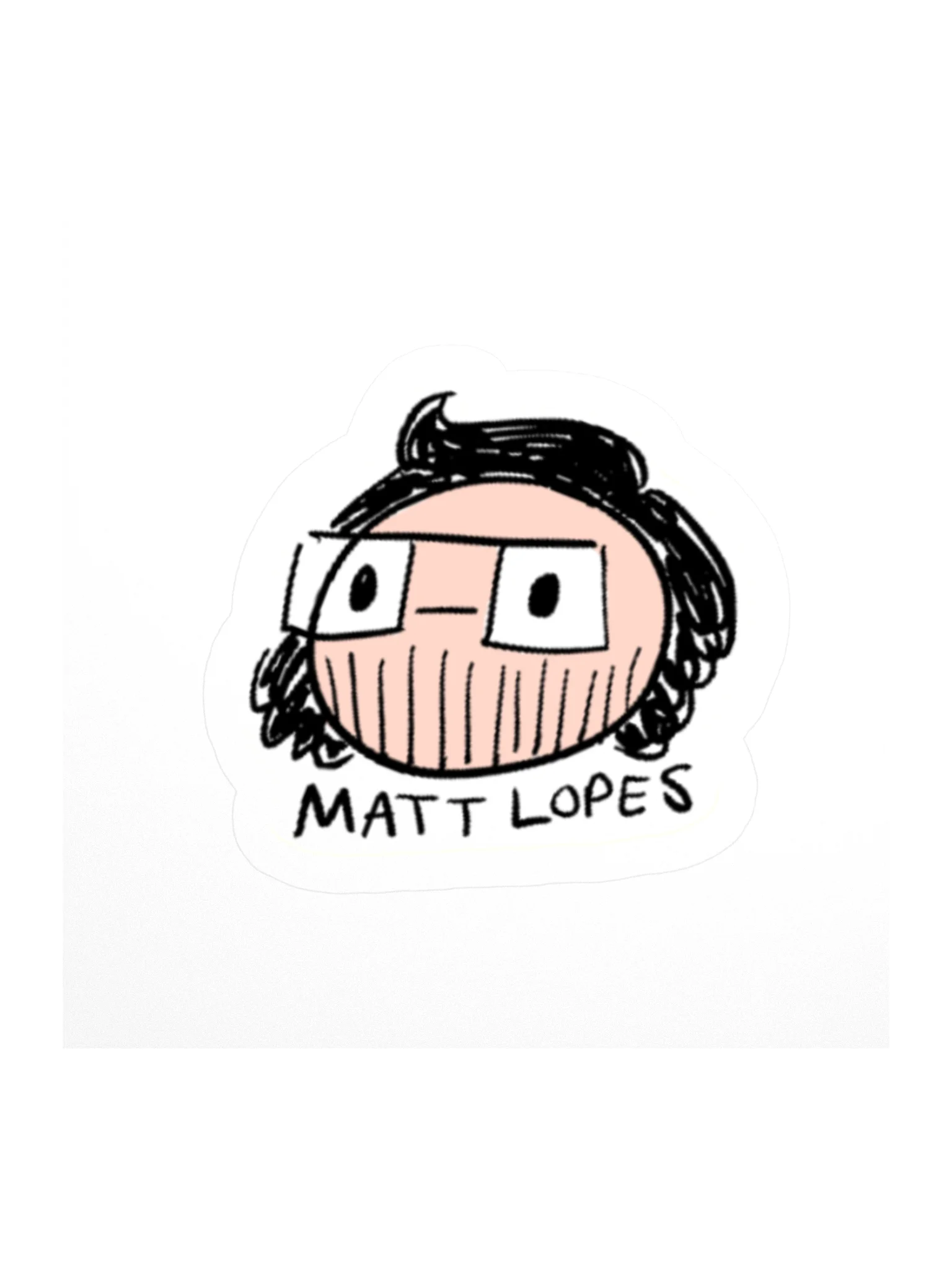 Matt Lopes Head Sticker product image (2)