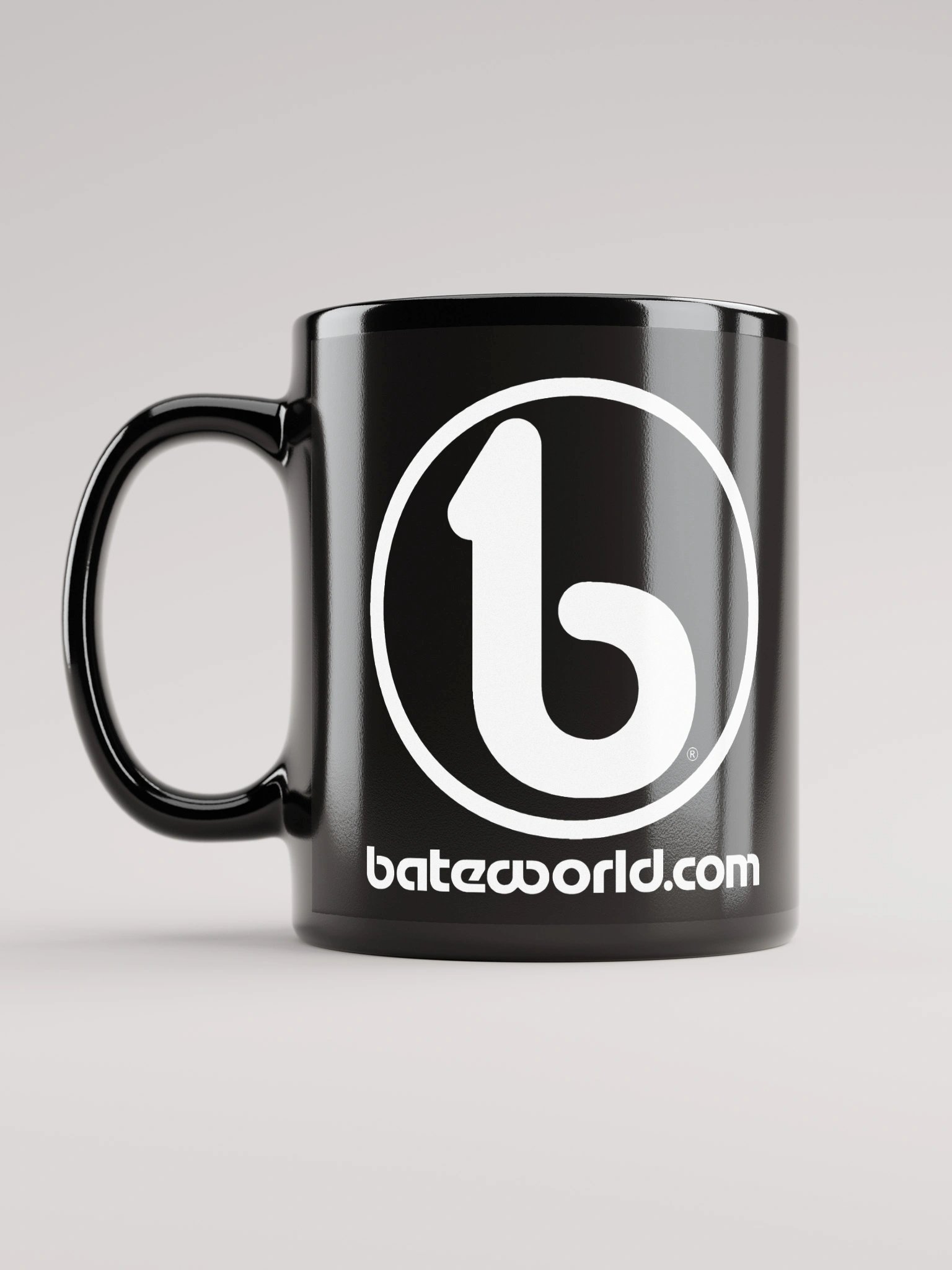 BateWorld.com Coffee Mug in Black/White product image (5)