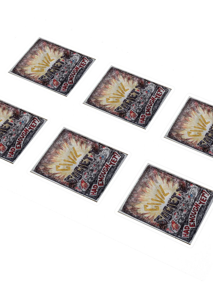 Civil Society Sticker Sheet product image (2)
