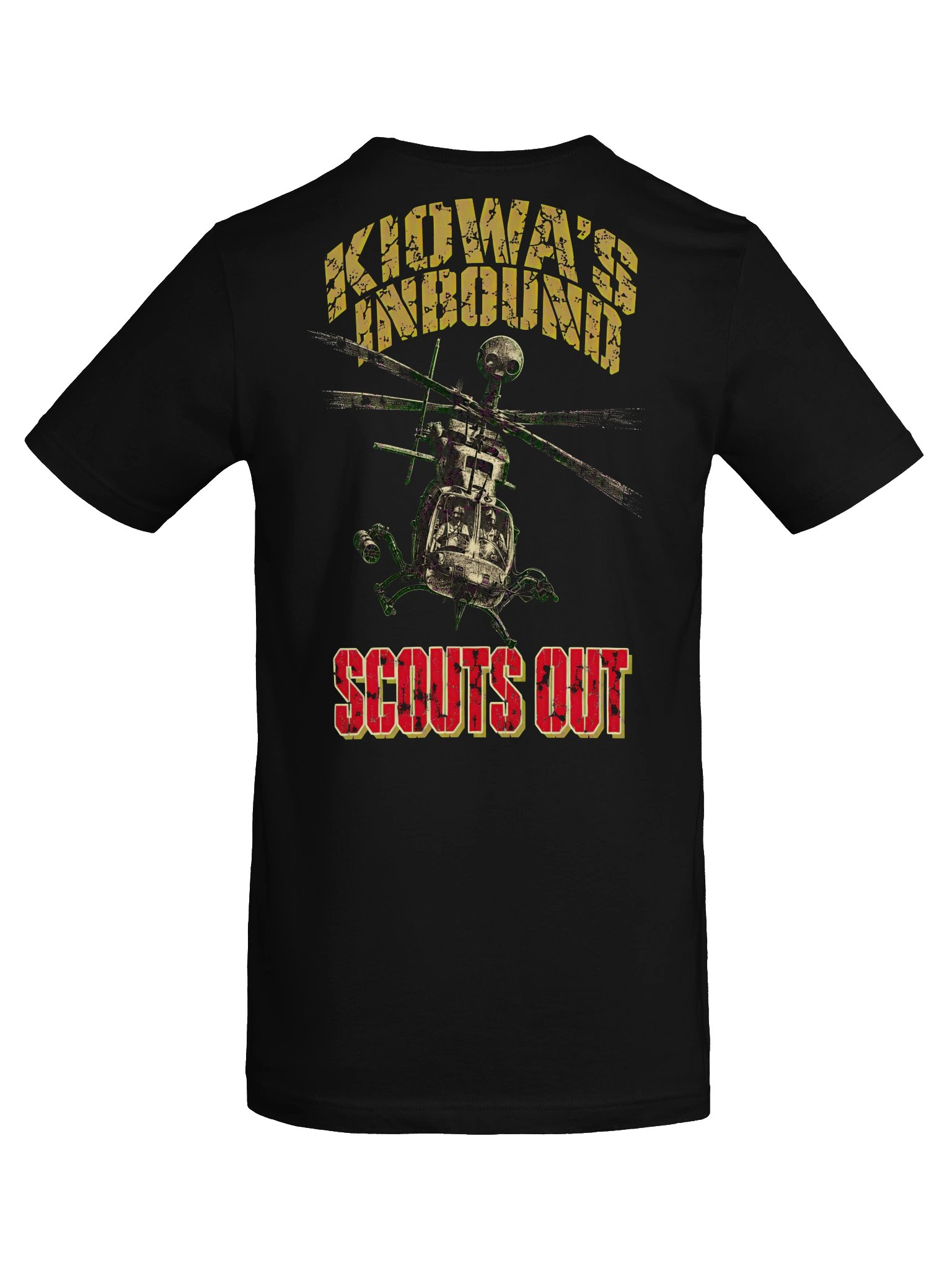 Scouts Out OH-58D Kiowa Warrior Armed Scout Air Cav Tee product image (36)