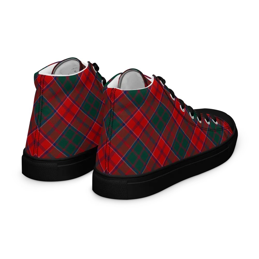 Grant Tartan Men's High Top Shoes product image (10)