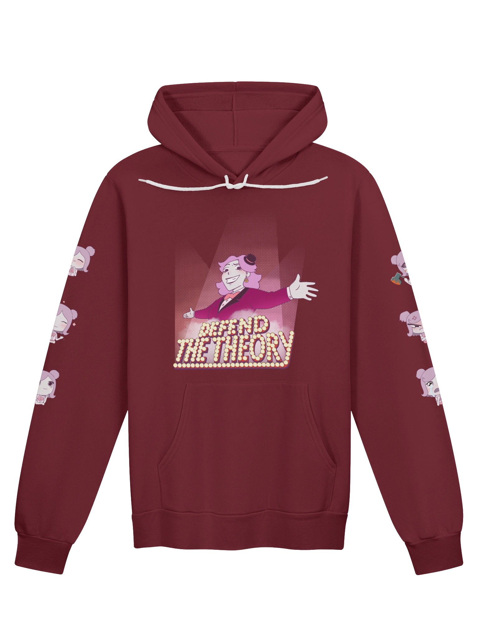 Defend The Theory Hoodie - Deluxe Pink product image (3)