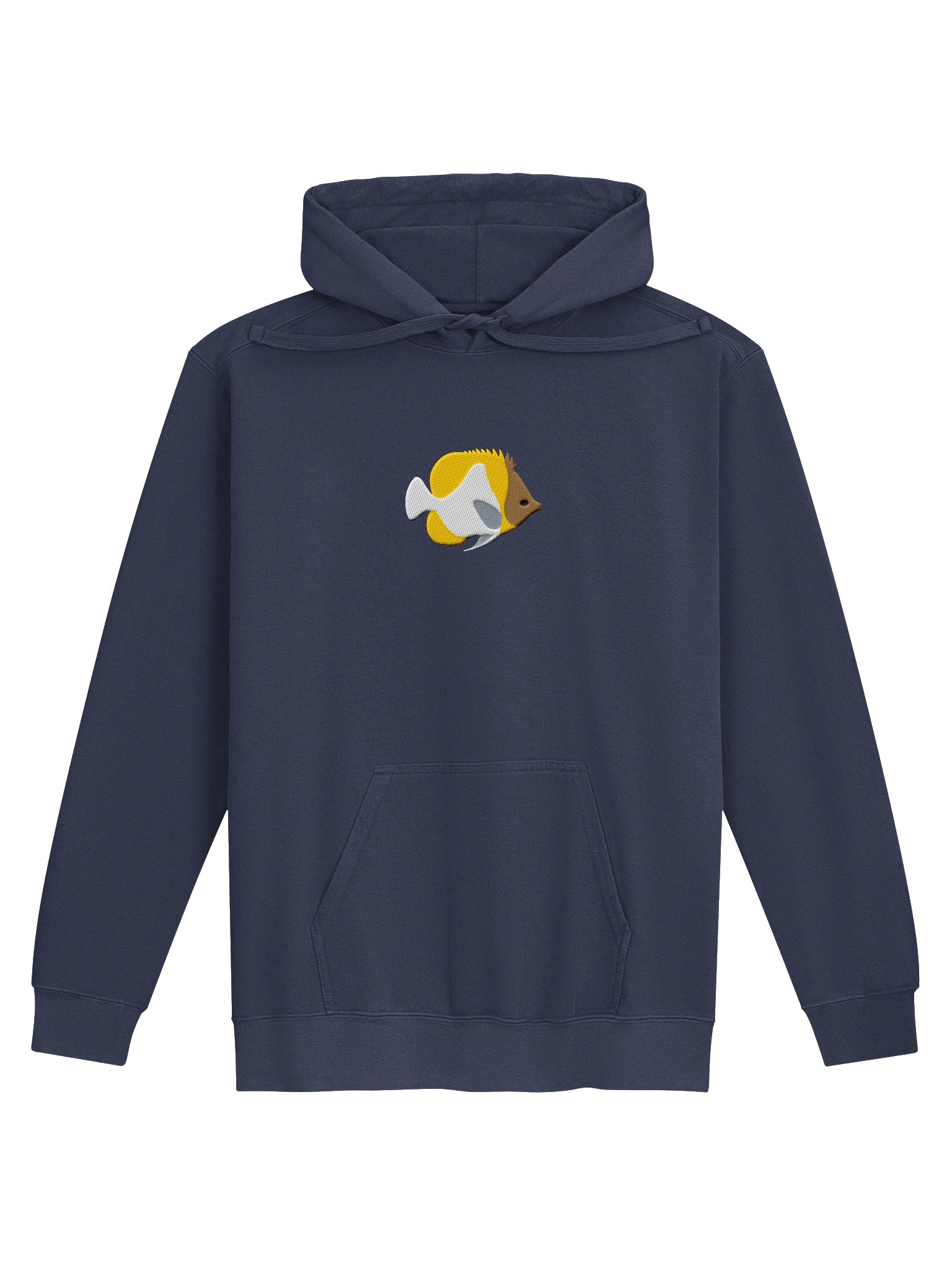 Pyramid Butterflyfish Embroidered Hoodie | Saltwater Reef Aquarium Fish & Ocean Lover Apparel product image (4)
