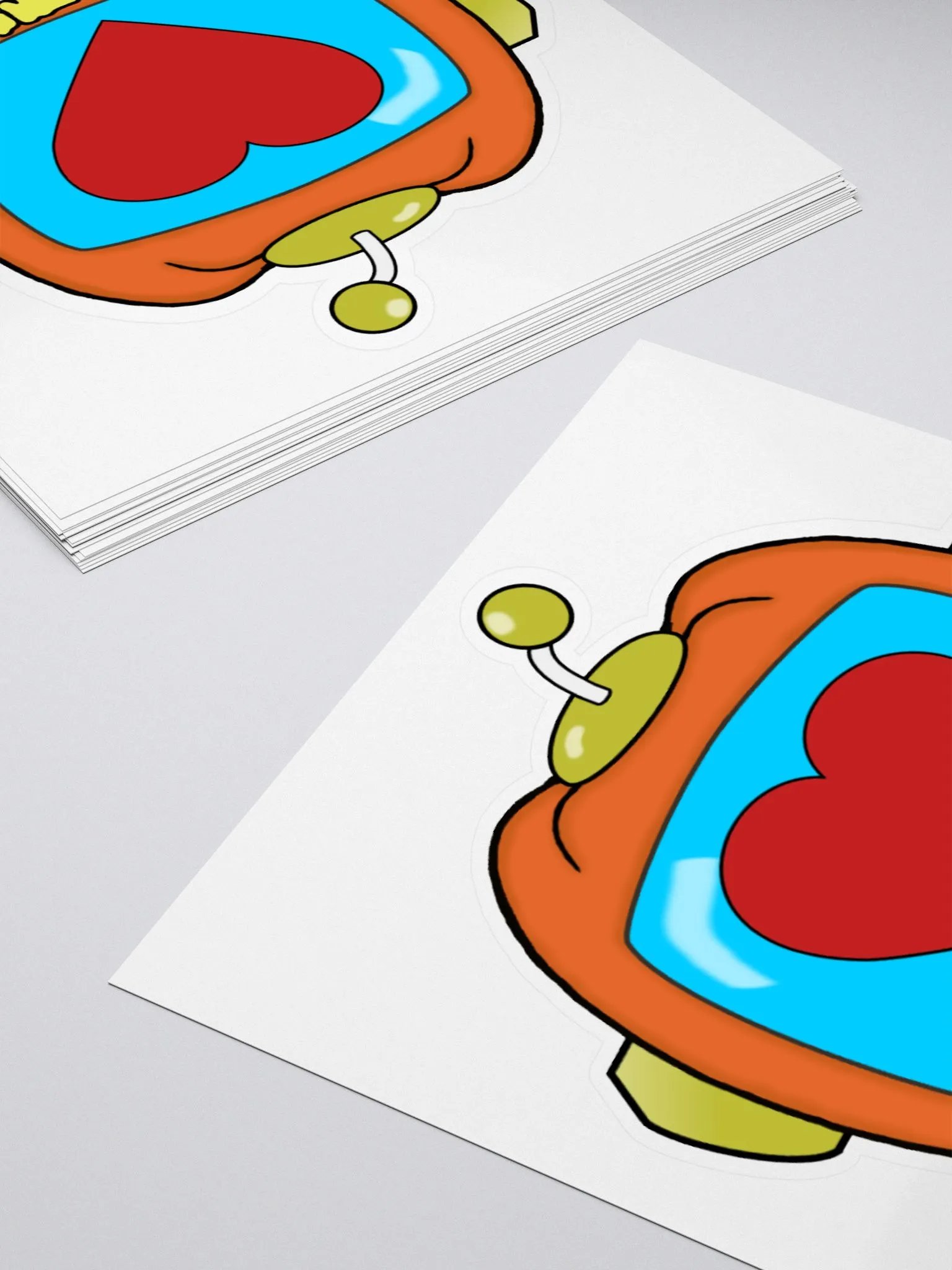 Pumpkin Heart Large Sticker product image (4)