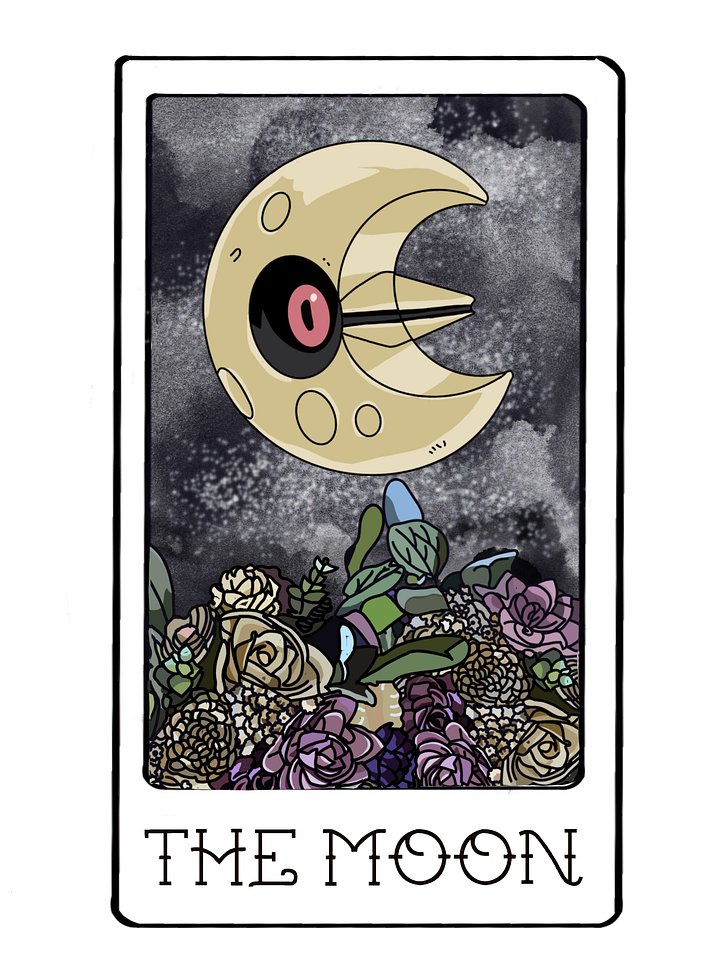 Pokemon Tarot - The Moon product image (1)