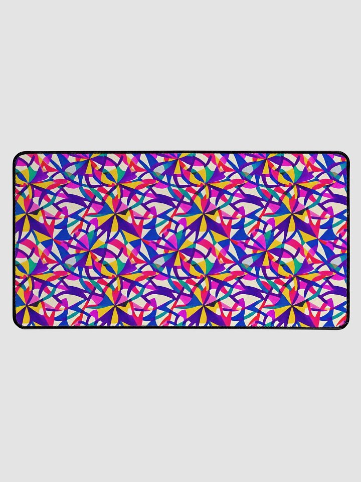 Rainbow Shapes Desk Mat product image (1)