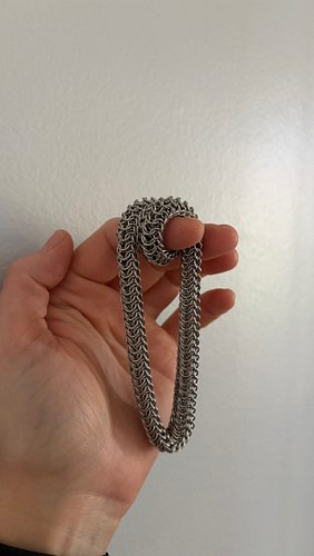 an extended length option of the stainless steel möbius fidget toy has been added to the shops. it joins the regular size, so...