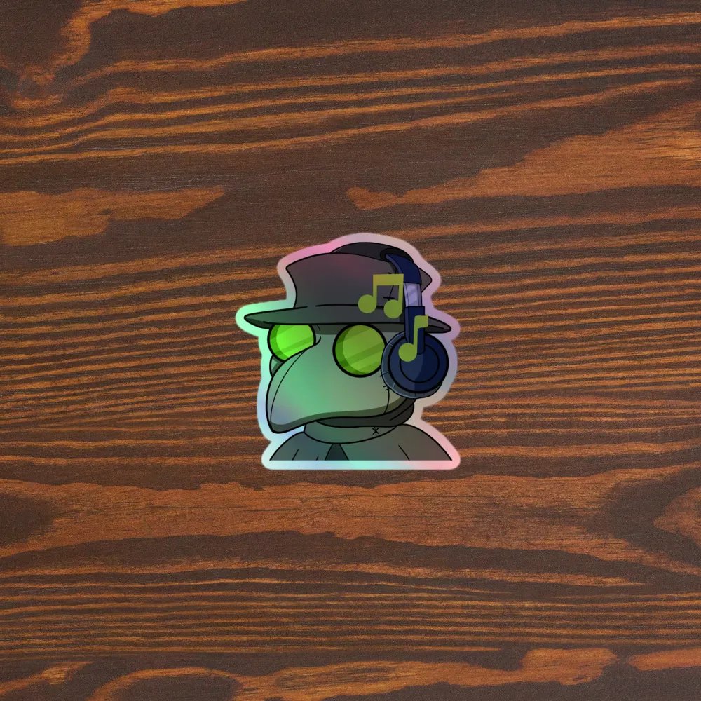 Dr. Hide Jammin' Holographic Sticker product image (3)