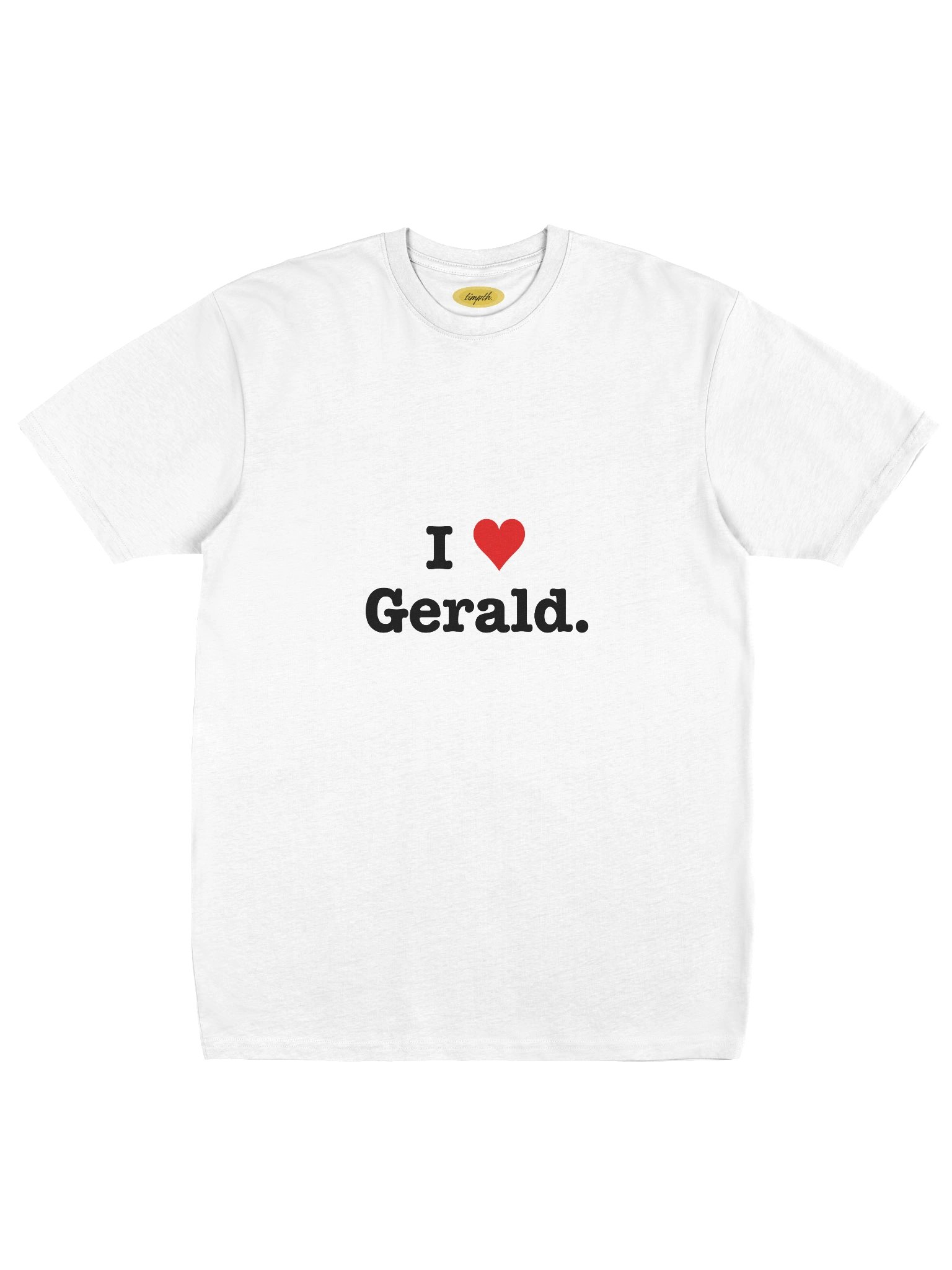 I ❤ Gerald Tee WHITE product image (1)