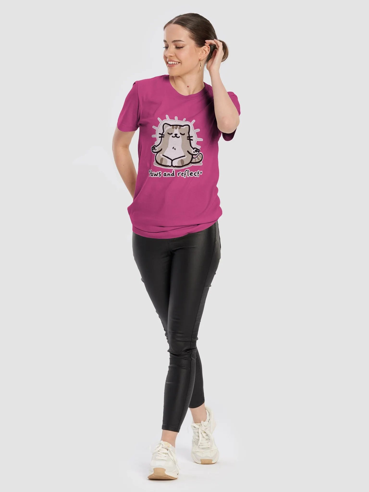 Paws and reflect dark t-shirt 1 product image (10)