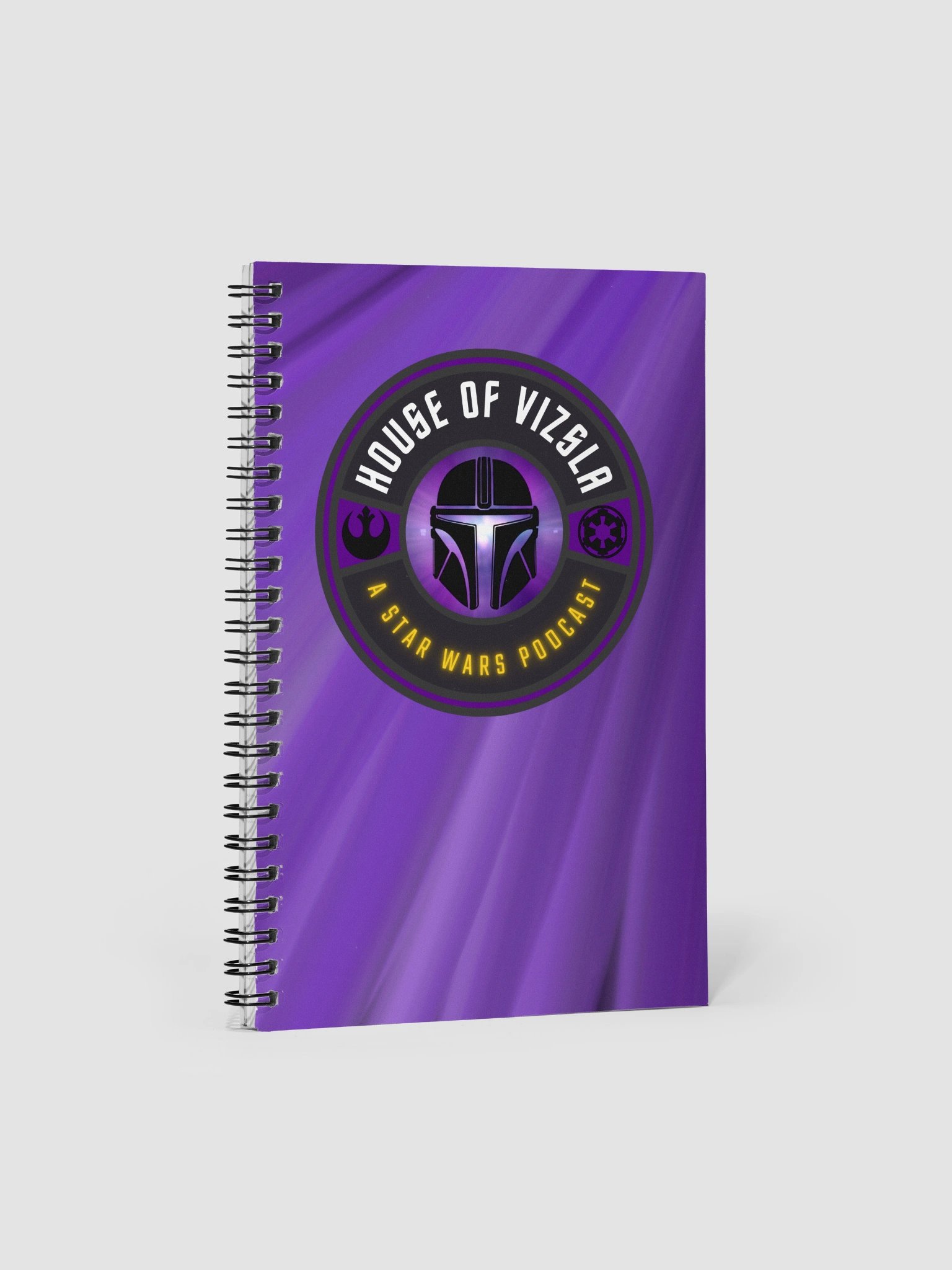 Mandalorian Helmet Spiral Notebook product image (1)