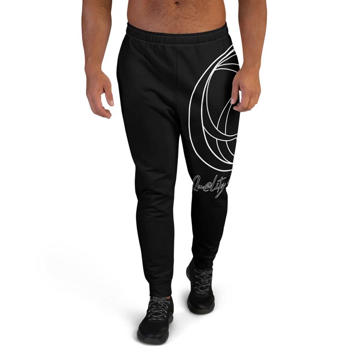 Big Logo Men's Joggers (Black on Black) product image (2)