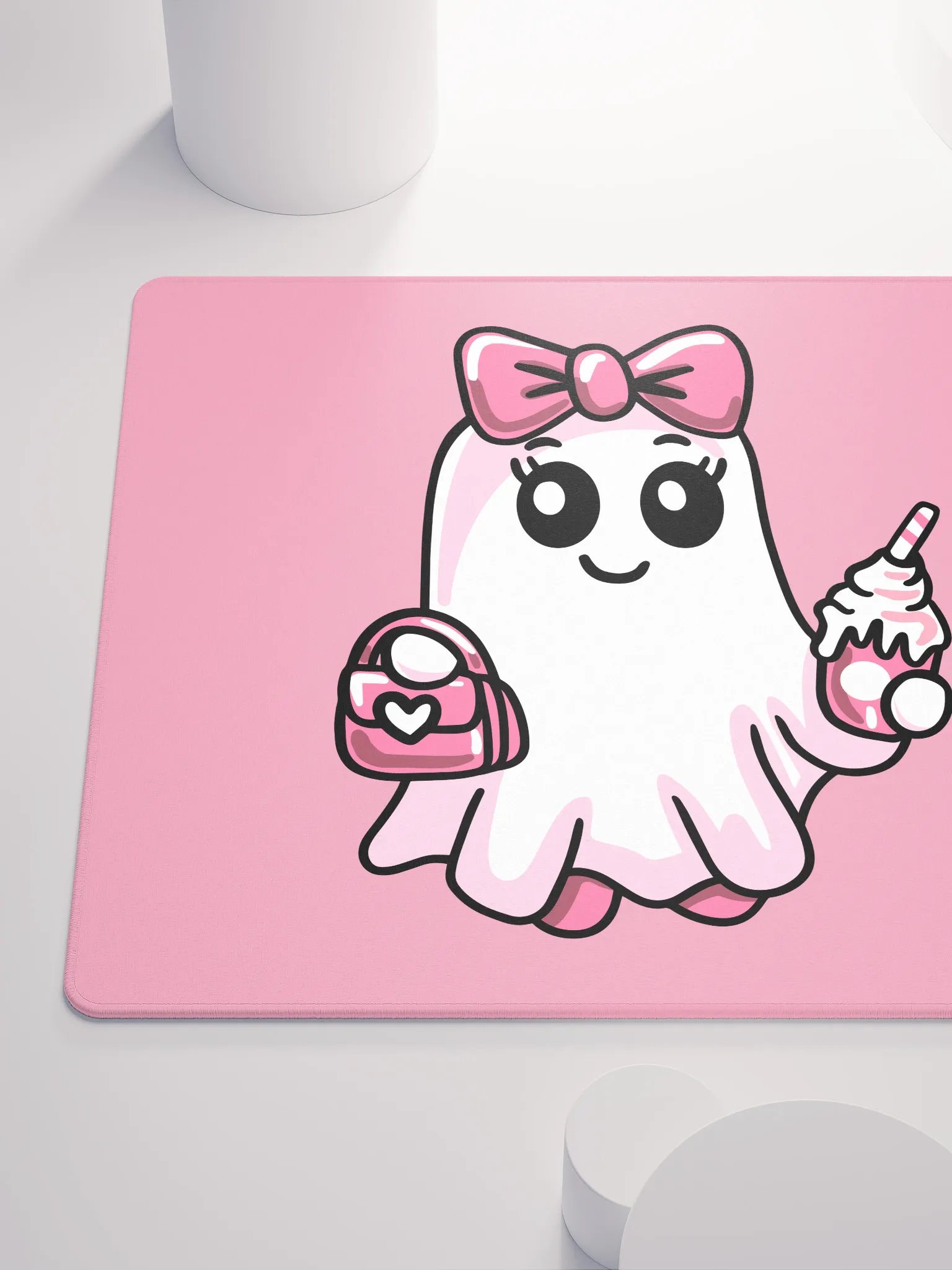 Cute Ghost Gaming Mouse Pad product image (7)