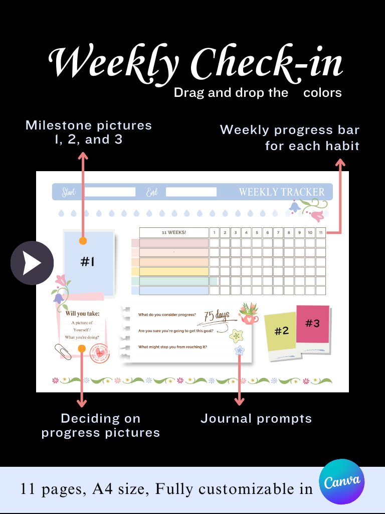 75 Hard Planner by Ouelle product image (3)