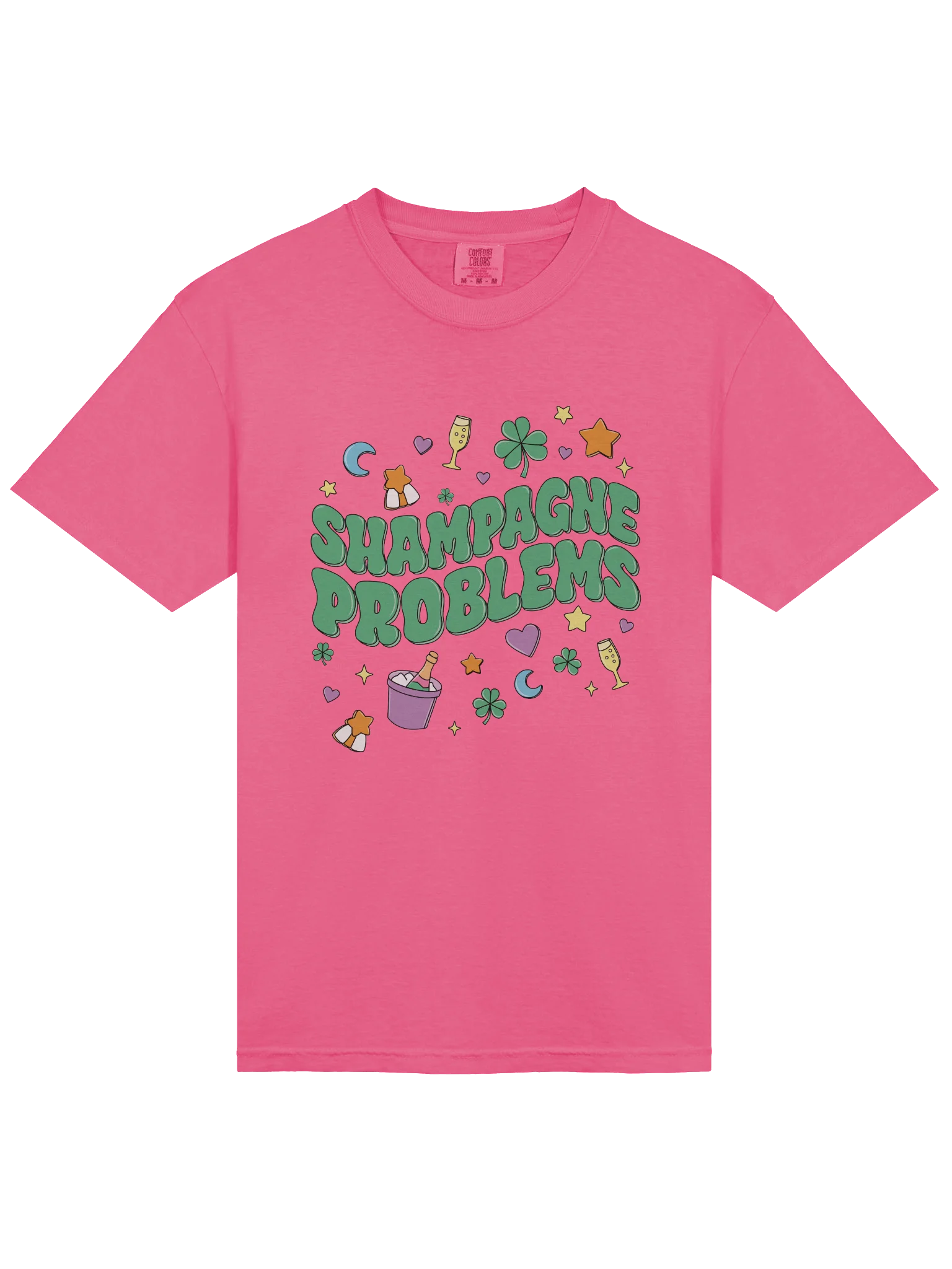 Shampagne Problems Pink T-Shirt product image (4)