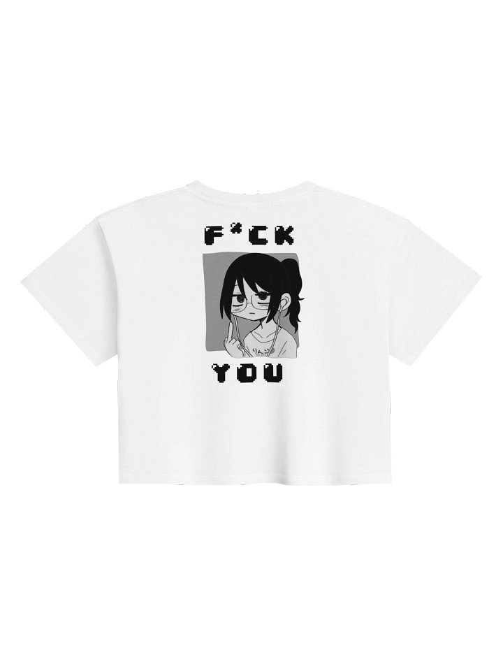 Sleepy & Savage – Anime Aesthetic Crop Top product image (50)