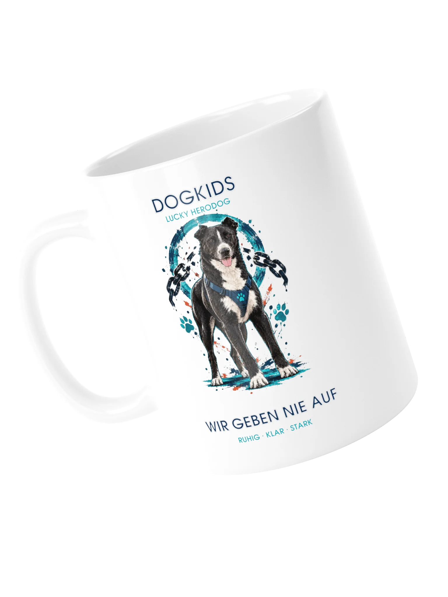 DogKids Wir geben nie auf Becher – Lucky HeroDog product image (5)