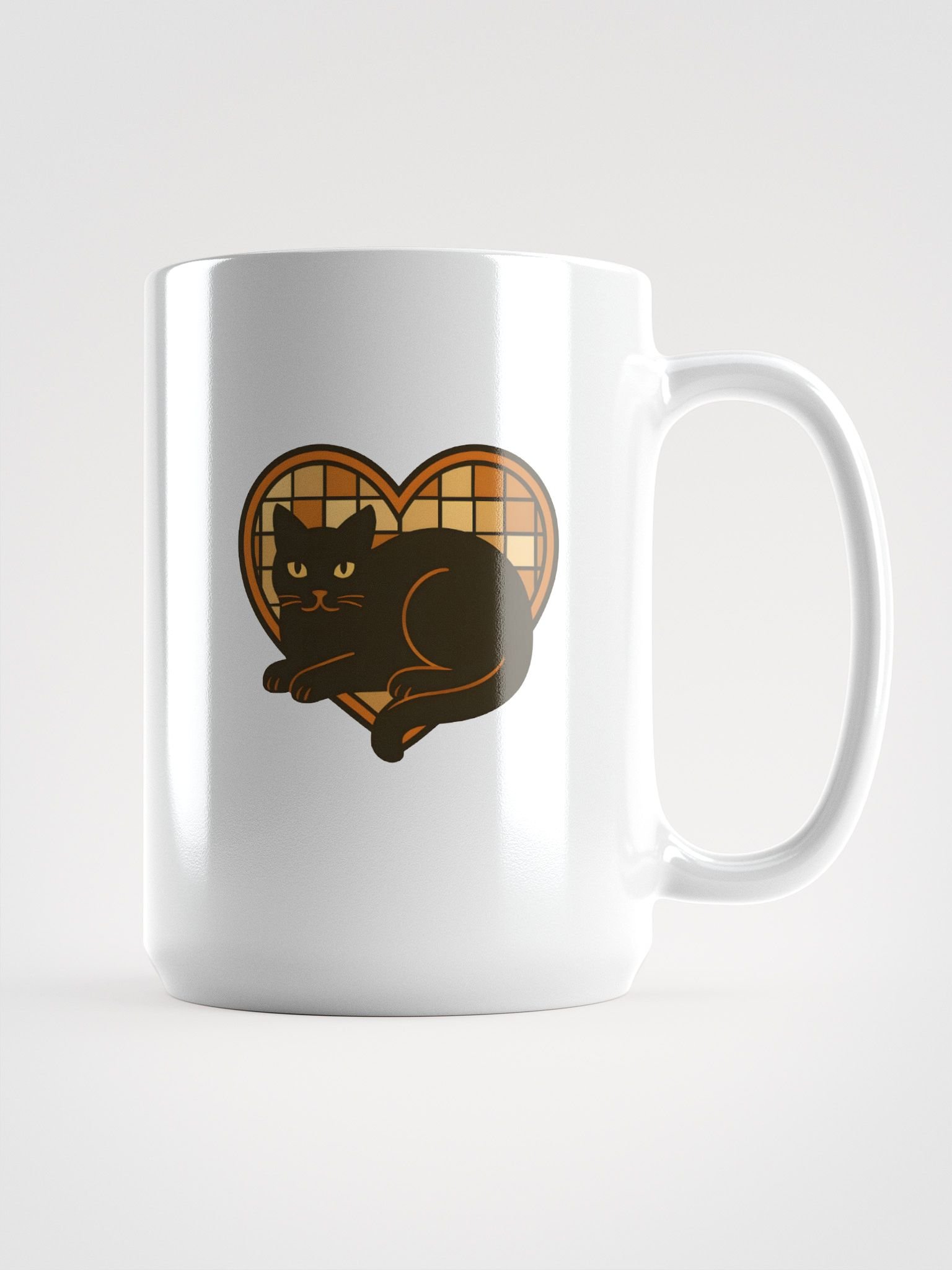 Warm Heart Cat Mug for Coffee Lovers product image (2)