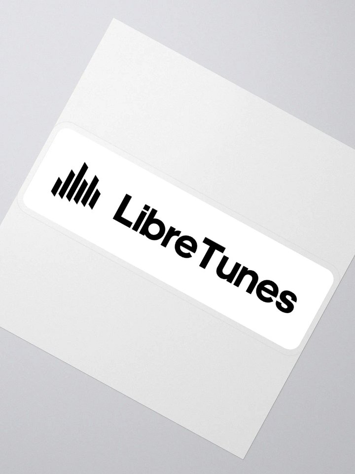 White Premium Record Label Sticker product image (2)