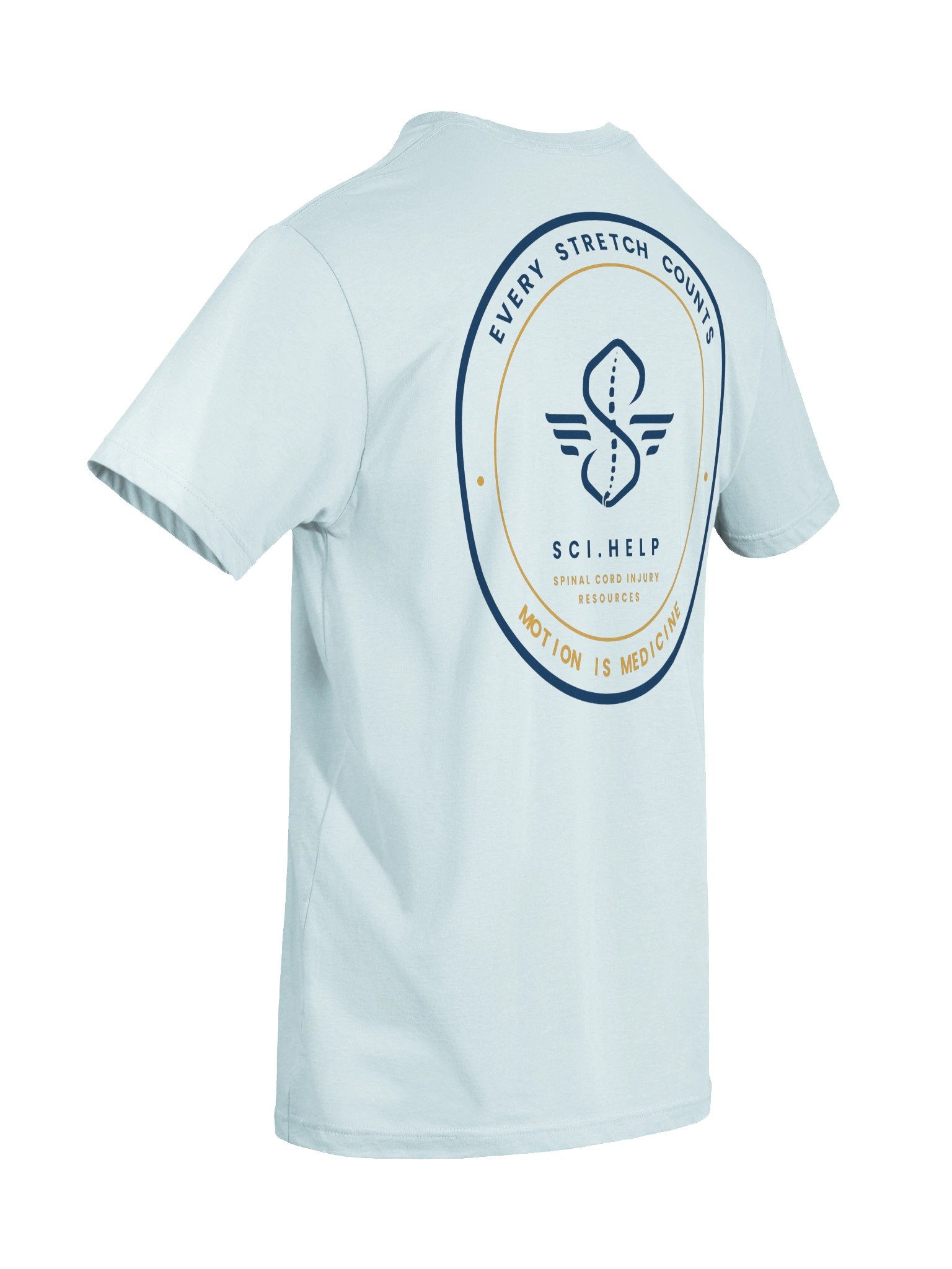 Light Blue T-Shirt - Every Stretch Counts product image (8)