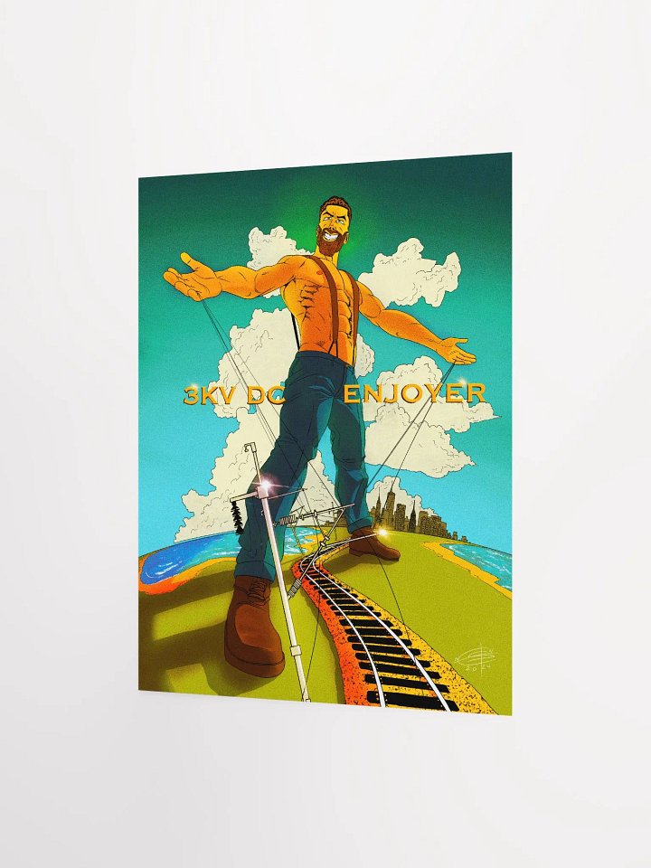 3KV DC GIGACHAD POSTER product image (2)