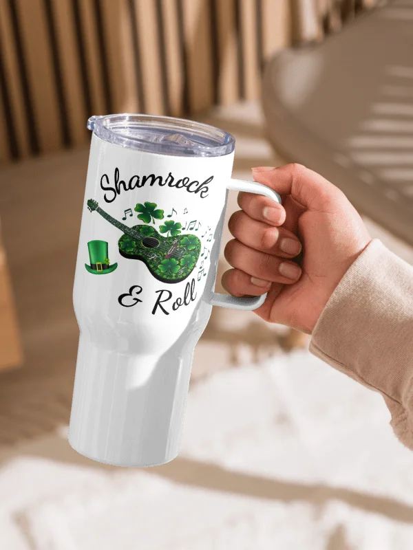 Shamrock & Roll Travel Mug product image (1)